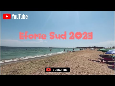 🇹🇩EFORIE SUD BEACH | HOT WALKING TOUR IN JULY 2023 🔥☀️💃🏼🏖️❤️