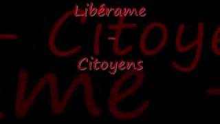 Citoyens - Libérame (Letra)