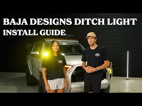 Installing Baja Designs ditch lights into an Auxbeam on a 5th Generation Toyota 4Runner
