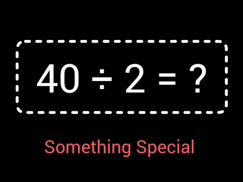40 Divided by 2 ||40 ÷2 ||How do you divide 40 by 2 step by step?||Long Division
