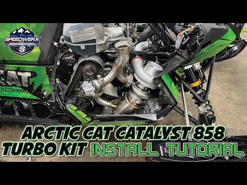 ARCTIC CAT 858 SPEEDWERX TURBO KIT INSTALL TUTORIAL // Speedwerx USA
