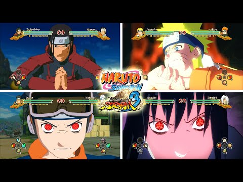 Naruto Shippuden Ultimate Ninja Storm 3 Full Burst - All Awakenings / All Characters