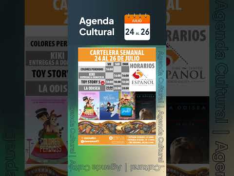 #agenendacultural Cine Teatro Español de Cinco Saltos presenta para el 24, 25 y 26 de Julio 2026