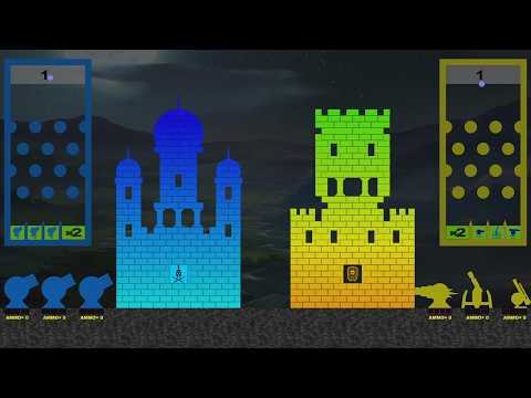 Castle Destruction Marble Race in Algodoo | The War Day #280-284