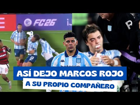 This is how Marcos Rojo left his partner Santiago Sosa