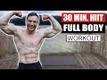 Das effektivste 30 Min. HIIT-Ganzkörper Workout für Zuhause ohne Geräte!