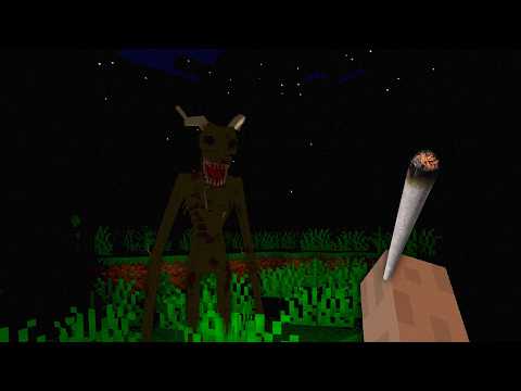 Getting Crossfaded in Cursed Horror Minecraft...