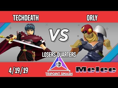Tripoint Smash 57 - Losers Quarters - TechDeath (Marth) Vs. ORLY (Captain Falcon)