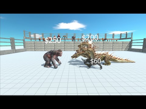 Goro The Giant vs Random team same price Animal revolt battle simulator | ARBS