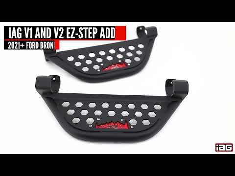 IAG V1 & V2 EZ-STEP ADD-ON FOR 2021+ FORD BRONCO | MADE IN THE USA