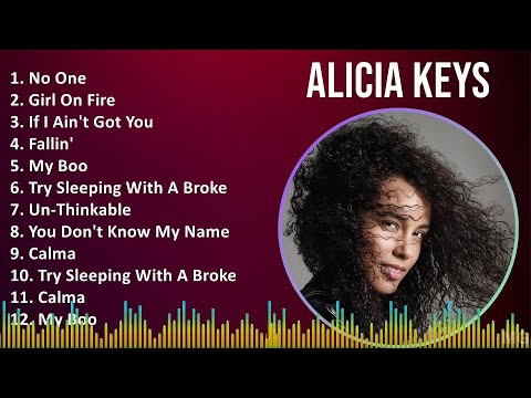 Alicia Keys 2024 MIX Grandes Exitos - No One, Girl On Fire, If I Ain't Got You, Fallin'