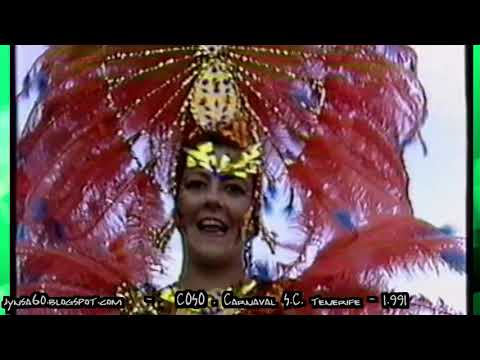 "COSO".Carnaval.S.C.TENERIFE - 1.991. "A lo loco".Celia Cruz y Jarabe de palo.