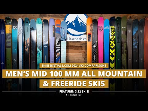 2024 Men's Mid-100 mm Freeride Ski Comparison with SkiEssentials.com