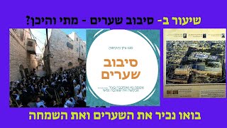 סיבוב שערים -  בימינו טעמי המנהג ומתי