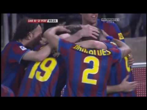 Lionel Messi 2ND Goal vs Real Zaragoza La Liga BBVA |HD|