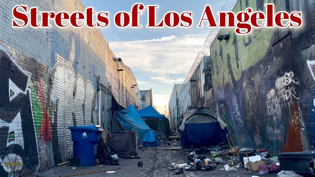(Filthy) Streets of LA🌴| Los Angeles, California [4k] 🇺🇸 