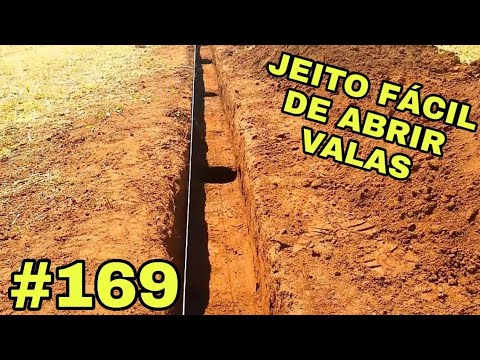 #169-Como cavar buracos/valas para alicerce.