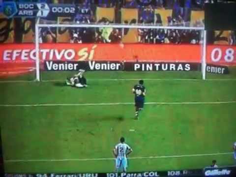 Gol de Juan Román Riquelme - Boca Juniors vs Arsenal de Sarandí 4-2 Torneo Final 27/abril/2014