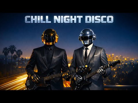 🎧 Daft Punk Inspired Chill Night Disco – Highway Lights & City Glow 🌃✨
