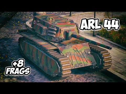 ARL 44 - 8 Frags 5.1K Damage - Small against all! - World Of Tanks