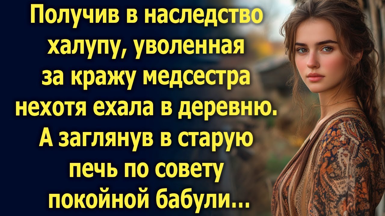 Получив в наследство халупу, уволенная медсестра нехотя ехала в деревню. А заглянув в старую печь