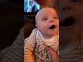 Our baby boy finds his voice.