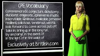 Prime Your CPE Vocabulary - A Free British English Lesson in the Britlish Library