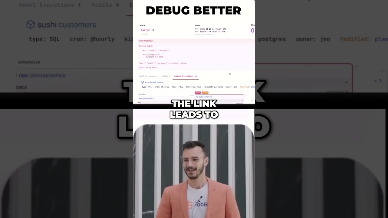 Debugging made easy with Tobiko Cloud!