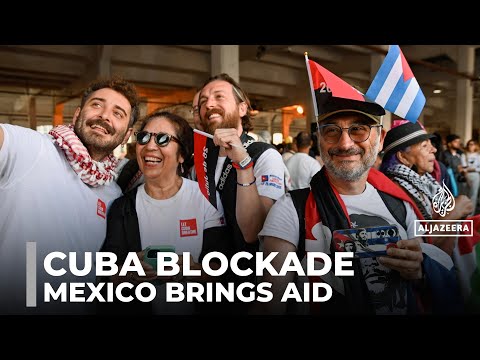 Activists arrive in Cuba with aid amid US fuel blockade