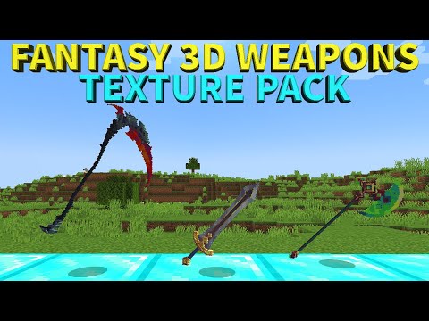 EPIC 3D WEAPONS in Minecraft | 1.19.2 - 1.20.1 Update