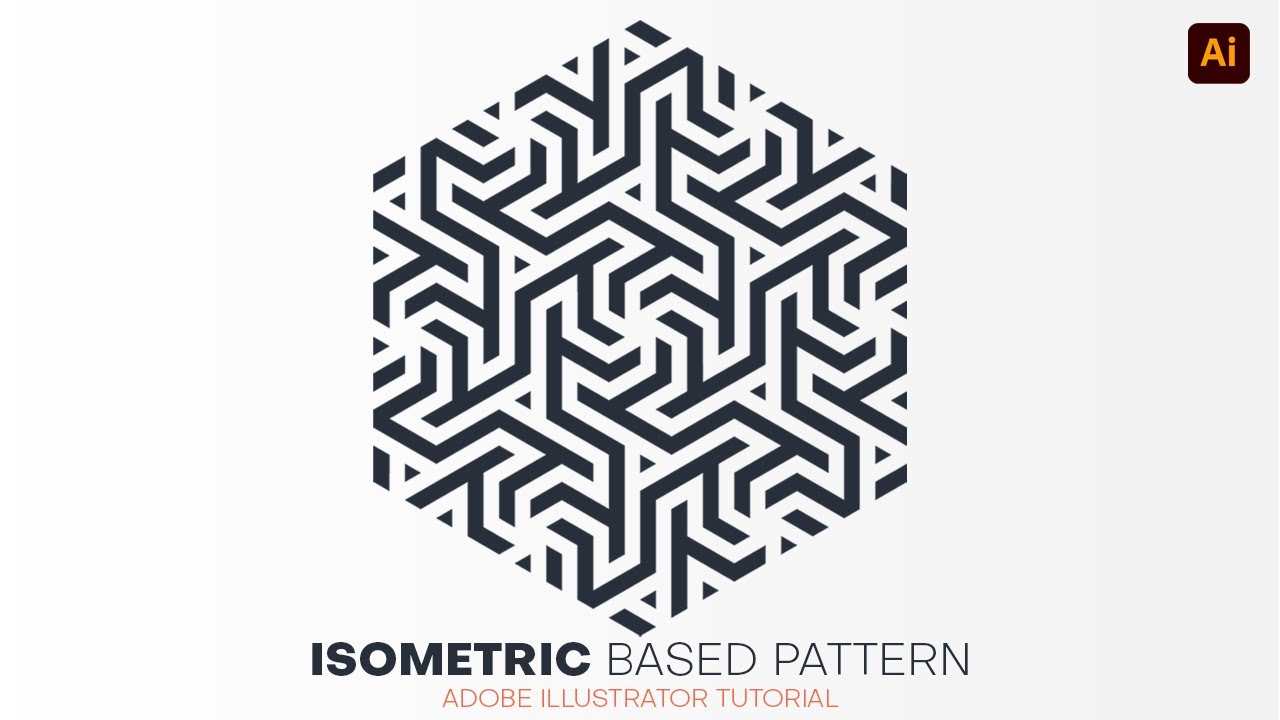 Isometric Based Pattern | adobe illustrator tutorial