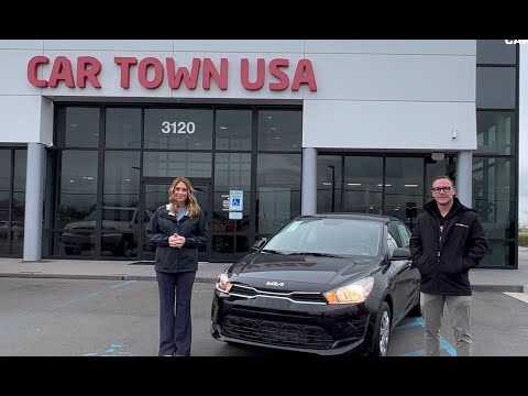 Walkaround on a New 2023 Kia Rio LX, For Sale at Car Town Kia.