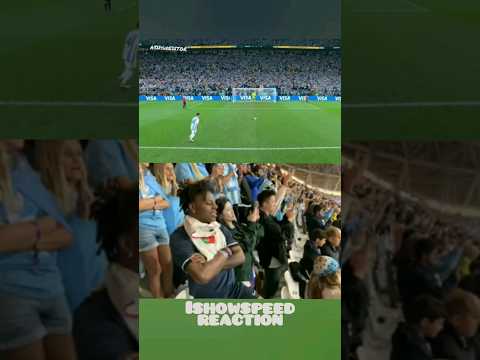 ISHOWSPEED reaction after argentina won the world cup 🇦🇷 #messi #ishowspeed