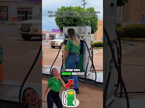 successful dancing gas station attendant from Pará #gas station attendant #gasoline