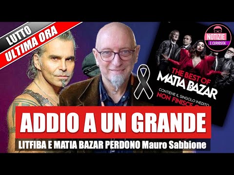 LUTTO MUSICA ITALIANA:  LITFIBA E MATIA BAZAR PERDONO Mauro Sabbione aveva 65 anni