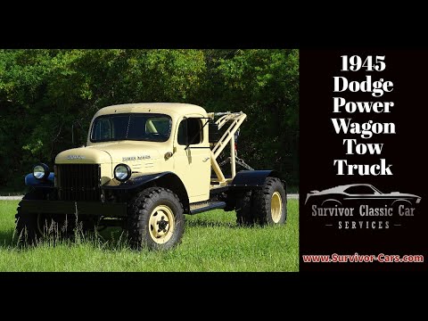 Sold: 1945 Dodge Power Wagon Tow Truck