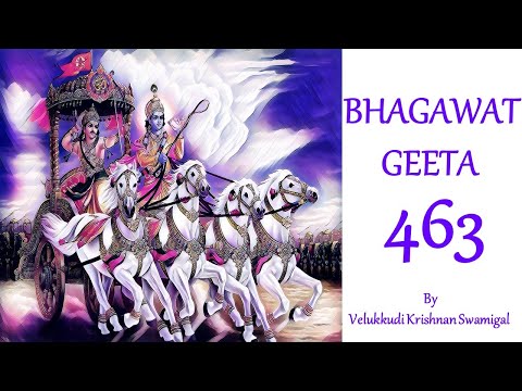 Bhagavad gita by velukkudi krishnan Swamy Part 463