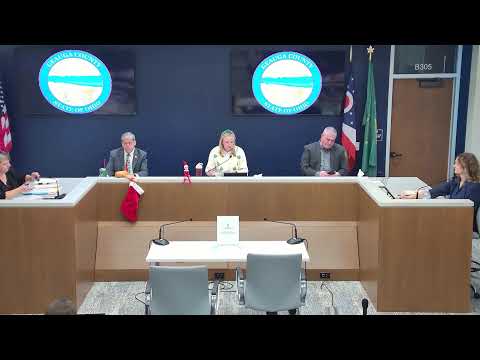 Geauga County Board of County Commissioners Meeting of 23rd December 2025.