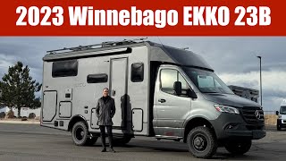 A preview image of the linked video showcasing 2026 Winnebago EKKO 23B