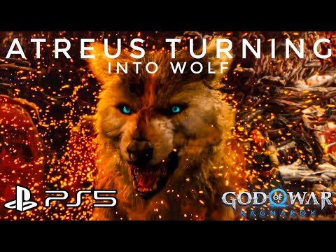 Atreus' SHOCKING Wolf Transformation!Atreus Animals Transformations Scenes - God Of War Ragnarok PS5