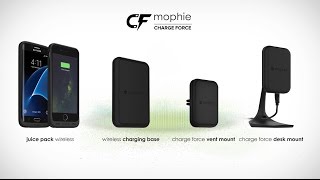 Mophie Charge Force Wireless Charging Base Zwart Opladers