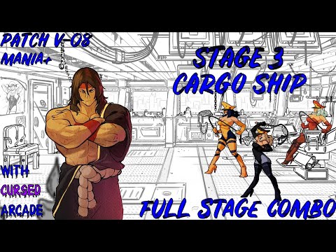 (v08) Streets of Rage 4 (60FPS) - Stage 3 S-Rank Mania+ FULL STAGE COMBO PERFECT - Shiva 132k