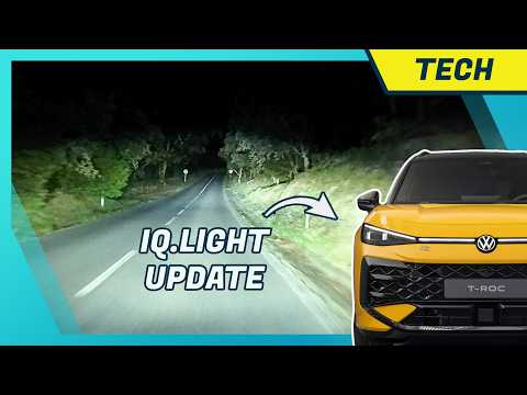 IQ. Light Scheinwerfer im VW T-Roc mit neuem Fernlicht im ersten Test | LED, LED Plus vs. IQ.Light
