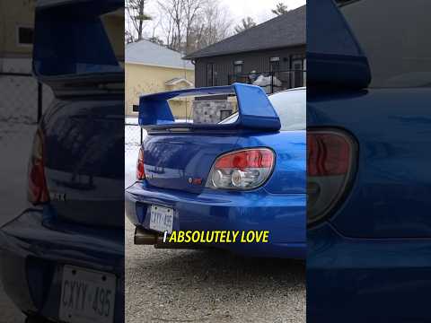 STi Wing is a MUST! Absolute classic. #Hawkeye #WRX #STi #Subaru #FYP