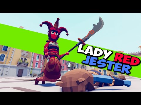 Fusion! Lady Red Jester vs Every Faction - TABS MODS GAMEPLAY | Totally Accurate Battle Simulator