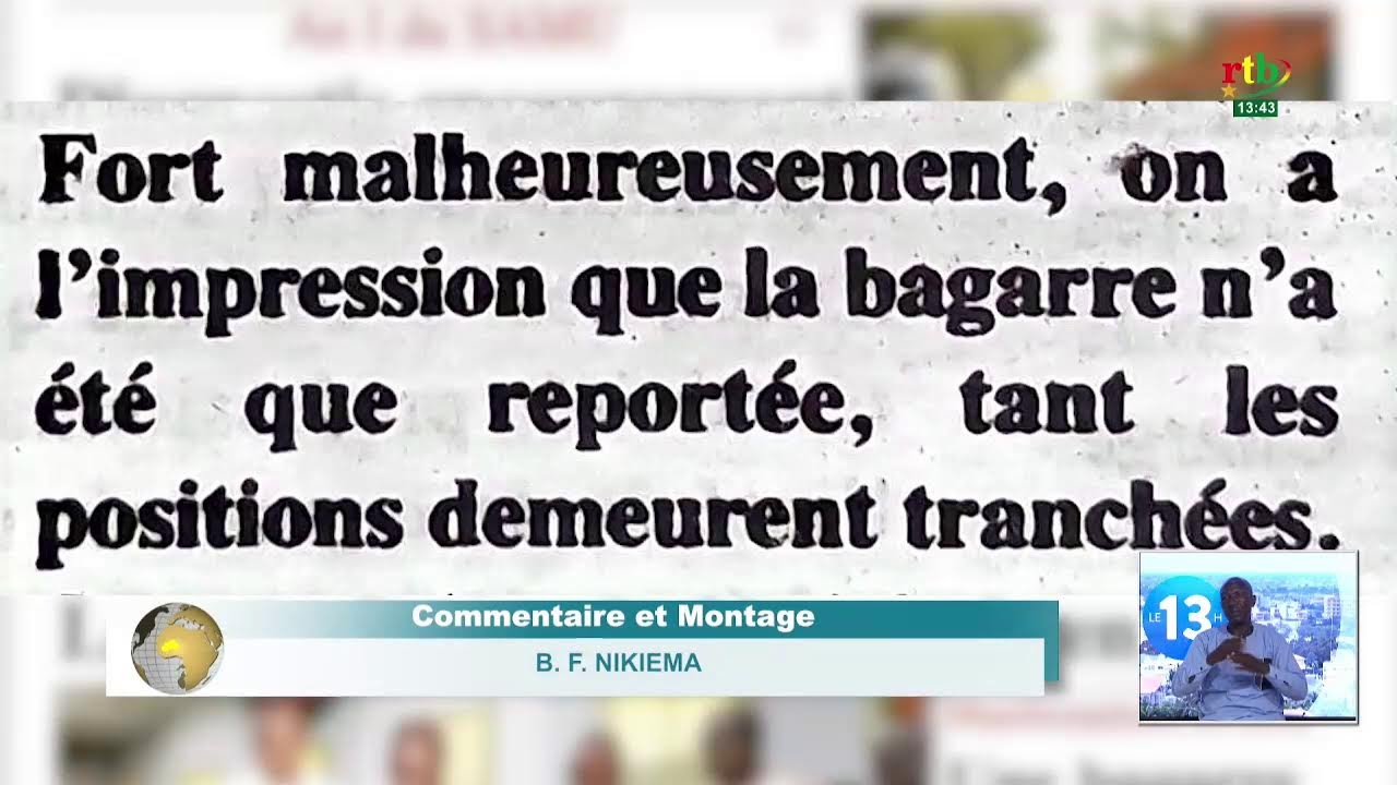 RTB - JT de 13H du 23 juillet 2026