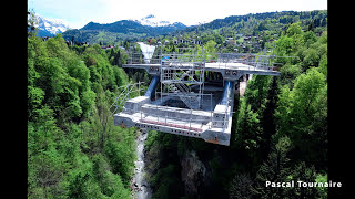 preview picture of video 'Clavage du nouveau pont de Saint-Gervais'