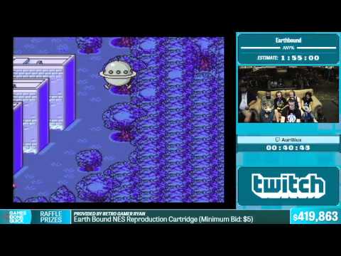 Earthbound by Aurilliux in 1:27:07 - Summer Games Done Quick 2015 - Part 84