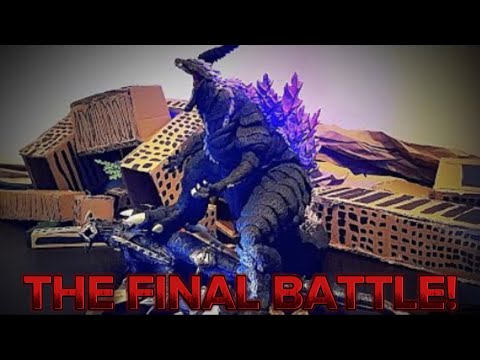 The Final Battle Godzilla Ultima vs Shin Godzilla vs Gigan Final Wars all parts in one. Stop motion!