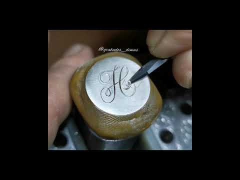 Grabado a mano con buril H